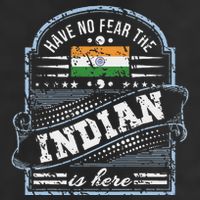 India T Have No Fear The Indian Is Here Golf Towel