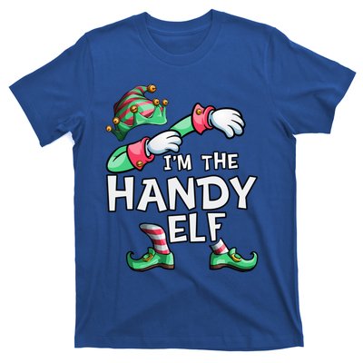 IM The Handy Elf Dabbing Christmas Family Matching Gift T-Shirt