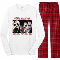 In This House We Love Halloween Family Horror House Scary Long Sleeve Pajama Set