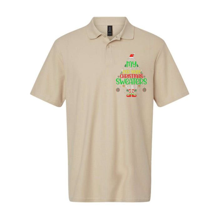 ItS Too Hot For Ugly Christmas Funny Xmas Softstyle Adult Sport Polo