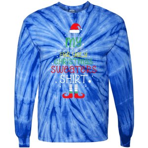 It's Too Hot For Ugly Christmas Funny Xmas  Tie-Dye Long Sleeve Shirt