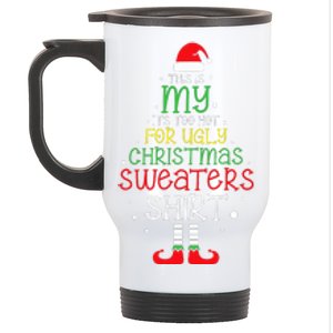 It's Too Hot For Ugly Christmas Funny Xmas  Stainless Steel Travel Mug