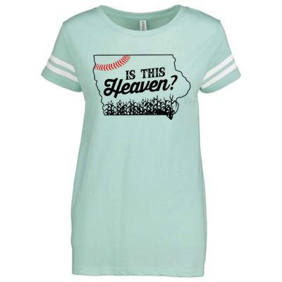 Is This Heaven Baseball Field In Iowa Enza Ladies Jersey Football T-Shirt