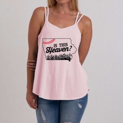 Is This Heaven Baseball Field In Iowa Women's Strappy Tank