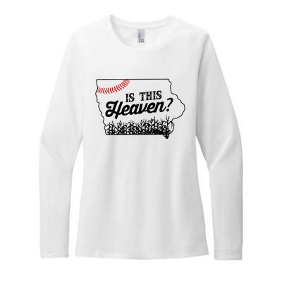 Is This Heaven Baseball Field In Iowa Womens CVC Long Sleeve Shirt