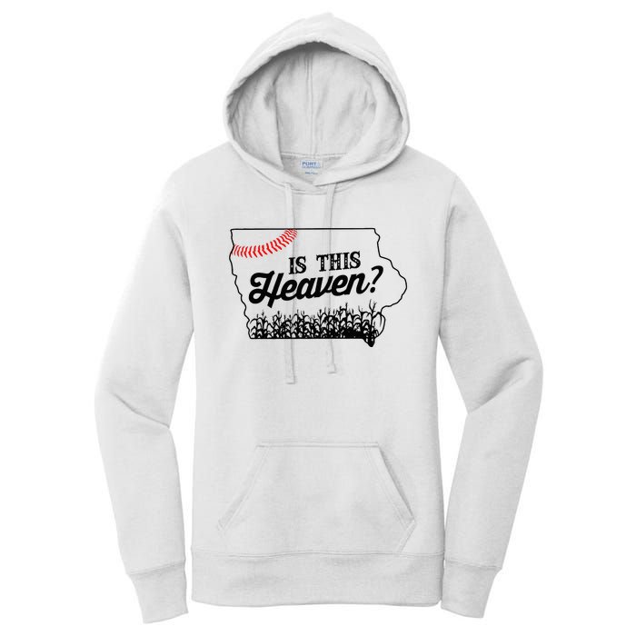 Is This Heaven Baseball Field In Iowa Women's Pullover Hoodie