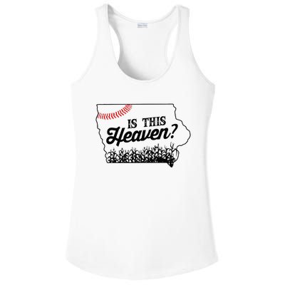 Is This Heaven Baseball Field In Iowa Ladies PosiCharge Competitor Racerback Tank