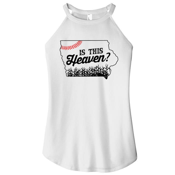 Is This Heaven Baseball Field In Iowa Women's Perfect Tri Rocker Tank