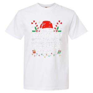 ItS Too Hot For Ugly Christmas Funny Xmas Garment-Dyed Heavyweight T-Shirt