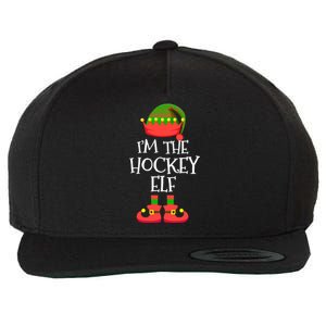 IM The Hockey Elf Christmas Holiday Elf Squad Xmas Elves Gift Wool Snapback Cap