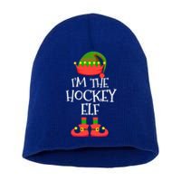 IM The Hockey Elf Christmas Holiday Elf Squad Xmas Elves Gift Short Acrylic Beanie