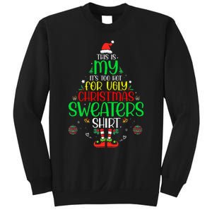 ItS Too Hot For Ugly Christmas Funny Xmas Women Sweatshirt