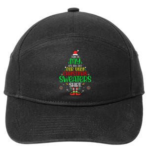 ItS Too Hot For Ugly Christmas Funny Xmas Women 7-Panel Snapback Hat