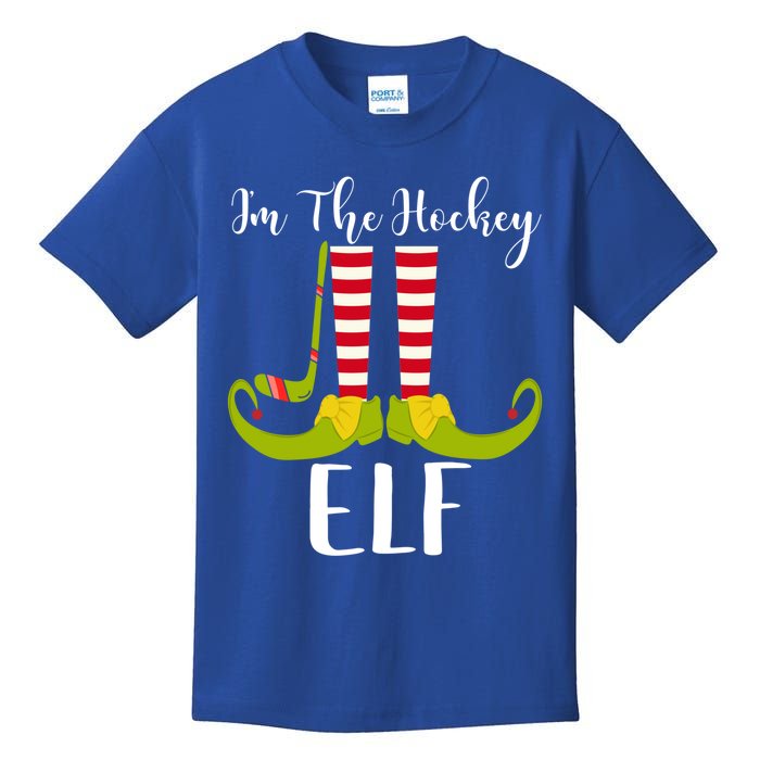 IM The Hockey Elf Funny Christmas Gift Cute Gift Kids T-Shirt