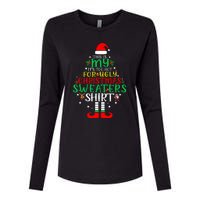 ItS Too Hot For Ugly Christmas Funny Xmas Womens Cotton Relaxed Long Sleeve T-Shirt