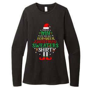 ItS Too Hot For Ugly Christmas Funny Xmas Womens CVC Long Sleeve Shirt