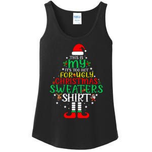 ItS Too Hot For Ugly Christmas Funny Xmas Ladies Essential Tank