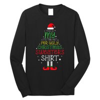 Its Too Hot For Ugly Christmas Funny Xmas Long Sleeve Shirt