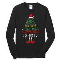 Its Too Hot For Ugly Christmas Funny Xmas Tall Long Sleeve T-Shirt