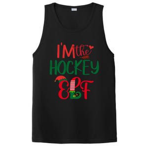 IM The Hockey Elf Matching Group Family Christmas Pajama Cool Gift PosiCharge Competitor Tank