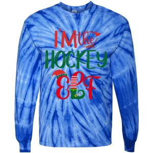 IM The Hockey Elf Matching Group Family Christmas Pajama Cool Gift Tie-Dye Long Sleeve Shirt