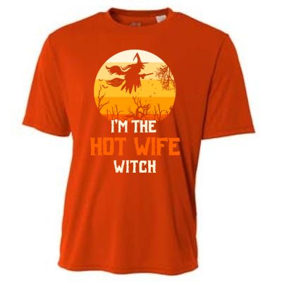 Im The Hot Wife Witch Matching Family Halloween Party Gift Cooling Performance Crew T-Shirt