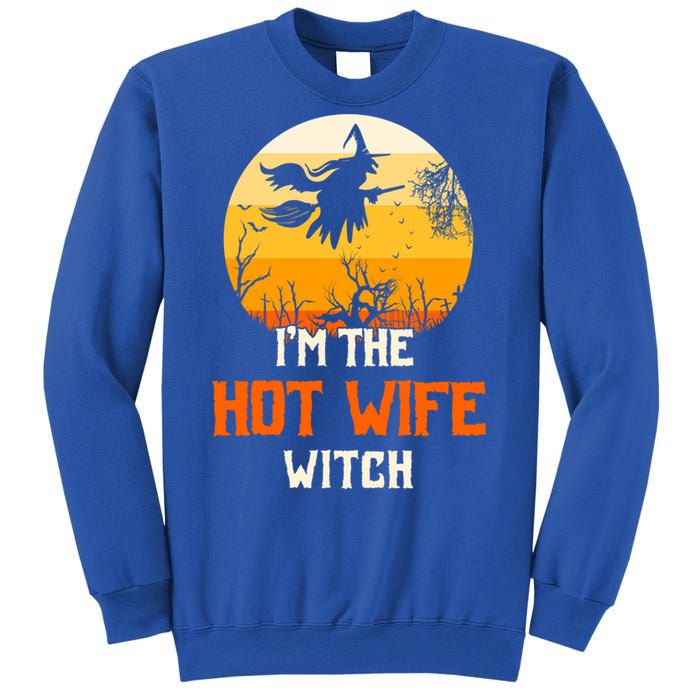 Im The Hot Wife Witch Matching Family Halloween Party Gift Sweatshirt