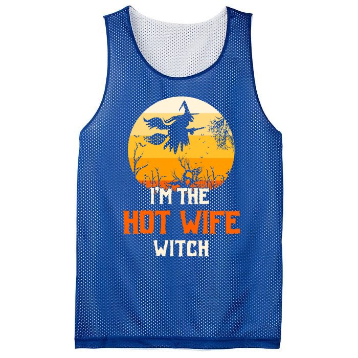 Im The Hot Wife Witch Matching Family Halloween Party Gift Mesh Reversible Basketball Jersey Tank