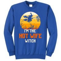 Im The Hot Wife Witch Matching Family Halloween Party Gift Tall Sweatshirt