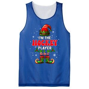 IM The Hockey Player Elf Costume Christmas Sport Lover Cool Gift Mesh Reversible Basketball Jersey Tank