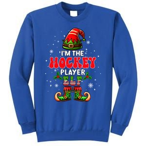 IM The Hockey Player Elf Costume Christmas Sport Lover Cool Gift Tall Sweatshirt