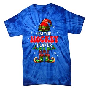 IM The Hockey Player Elf Costume Christmas Sport Lover Cool Gift Tie-Dye T-Shirt