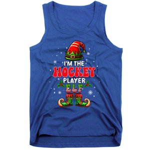 IM The Hockey Player Elf Costume Christmas Sport Lover Cool Gift Tank Top