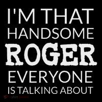 IM That Handsome Roger Everyone Is Talking About Wool Snapback Cap