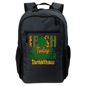 Irish Today, Hungover Tomorrow Funny St Patrick's Day Daily Commute Backpack