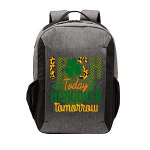 Irish Today, Hungover Tomorrow Funny St Patrick's Day Vector Backpack