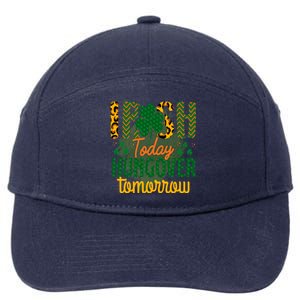 Irish Today, Hungover Tomorrow Funny St Patrick's Day 7-Panel Snapback Hat