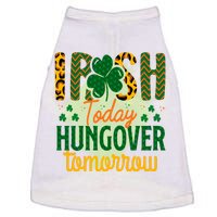 Irish Today, Hungover Tomorrow Funny St Patrick's Day Doggie Tank