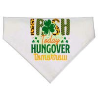 Irish Today, Hungover Tomorrow Funny St Patrick's Day USA-Made Doggie Bandana