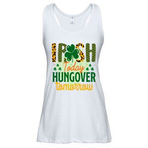 Irish Today, Hungover Tomorrow Funny St Patrick's Day Ladies Essential Flowy Tank