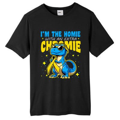 IM The Homie With Extra Chromie Down Syndrome Awareness Tall Fusion ChromaSoft Performance T-Shirt