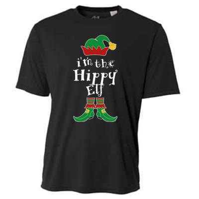 Im The Hippy Elf Family Matching Funny Cooling Performance Crew T-Shirt