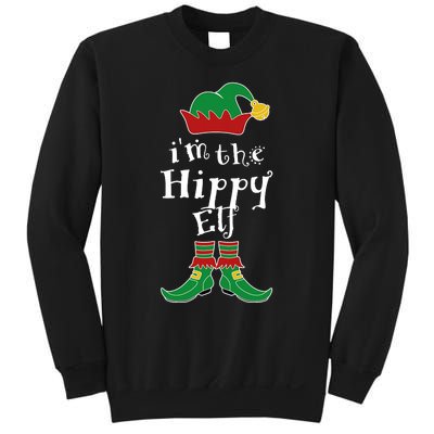 Im The Hippy Elf Family Matching Funny Sweatshirt