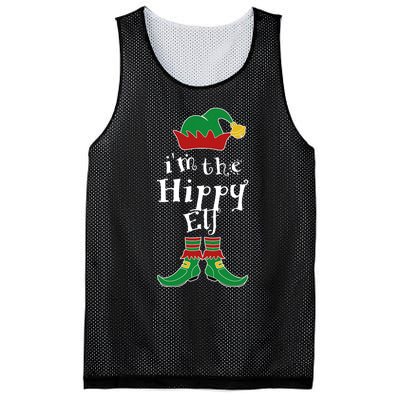 Im The Hippy Elf Family Matching Funny Mesh Reversible Basketball Jersey Tank