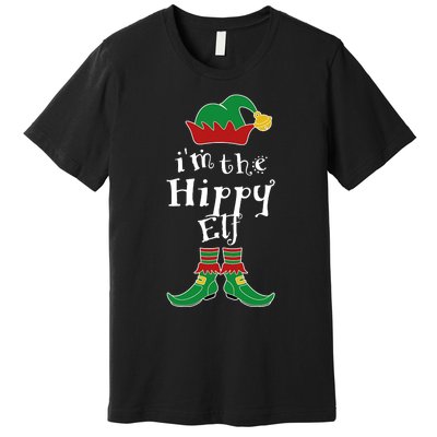 Im The Hippy Elf Family Matching Funny Premium T-Shirt