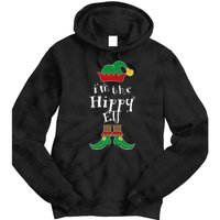 Im The Hippy Elf Family Matching Funny Tie Dye Hoodie