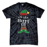 Im The Hippy Elf Family Matching Funny Tie-Dye T-Shirt