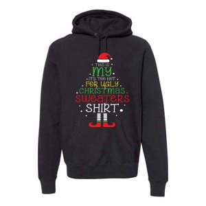 Its Too Hot For Ugly Christmas Shirts Funny Xmas Women Premium Hoodie