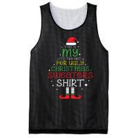 Its Too Hot For Ugly Christmas Shirts Funny Xmas Women Mesh Reversible Basketball Jersey Tank