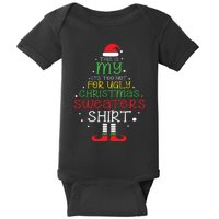 Its Too Hot For Ugly Christmas Shirts Funny Xmas Women Baby Bodysuit